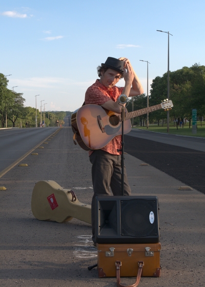 Jesse Rivest in Brasilia, by Jesse Rivest and Jane Lino, 2019