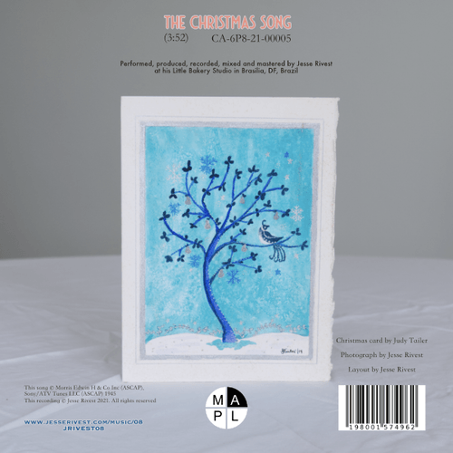 Jesse Rivest - The Christmas Song - back cover