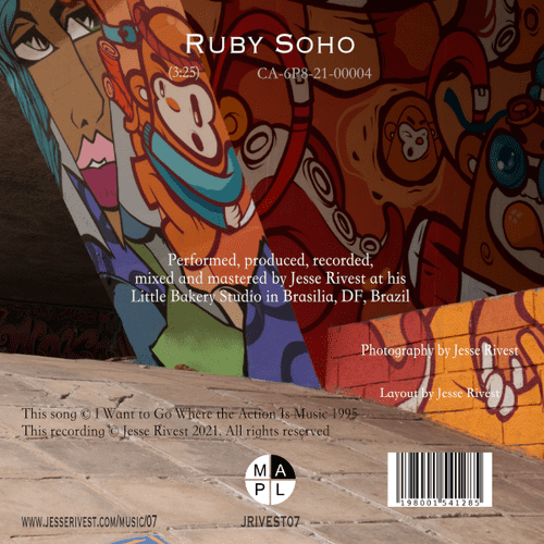 Jesse Rivest - Ruby Soho - back cover