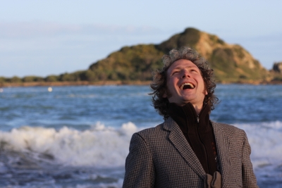 Jesse Rivest in Island Bay, by Rebecca Bain, 2008