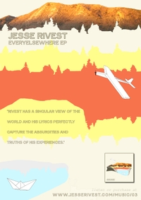 Jesse Rivest - Everyelsewhere EP - poster with text