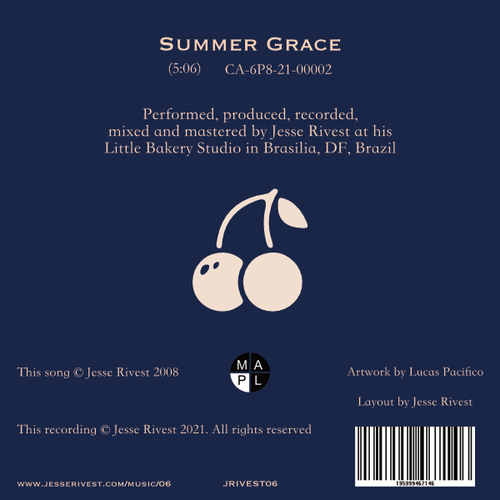 Jesse Rivest - Summer Grace - back cover